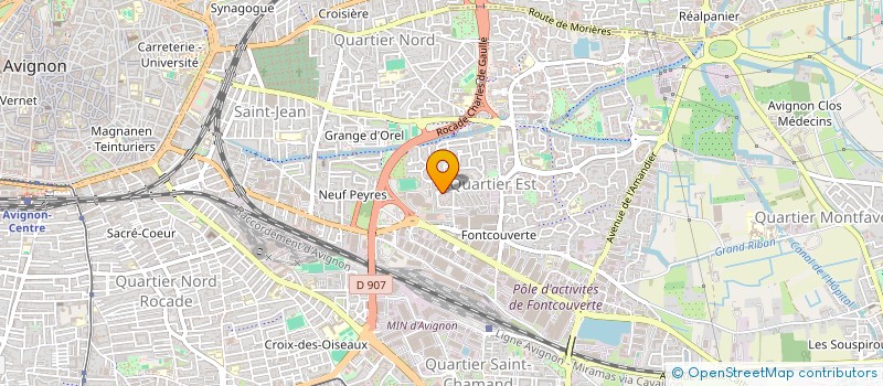 localisation de l'entreprise MONSIEUR MINJI VINCENT SONG  AVIGNON