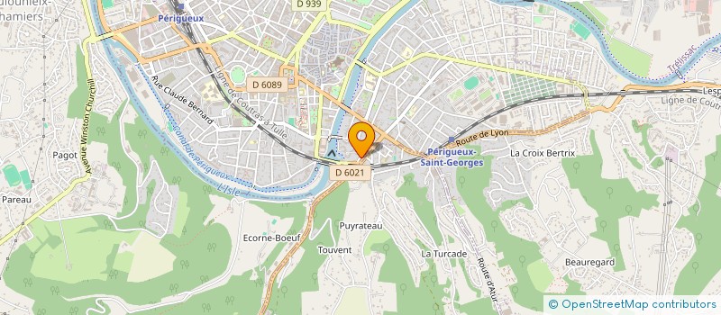 localisation de l'entreprise MONSIEUR MINKAEL CISSE  PERIGUEUX