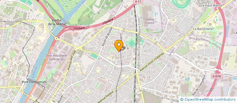 localisation de l'entreprise MONSIEUR MINKAILOU SYLLA à ANGERS