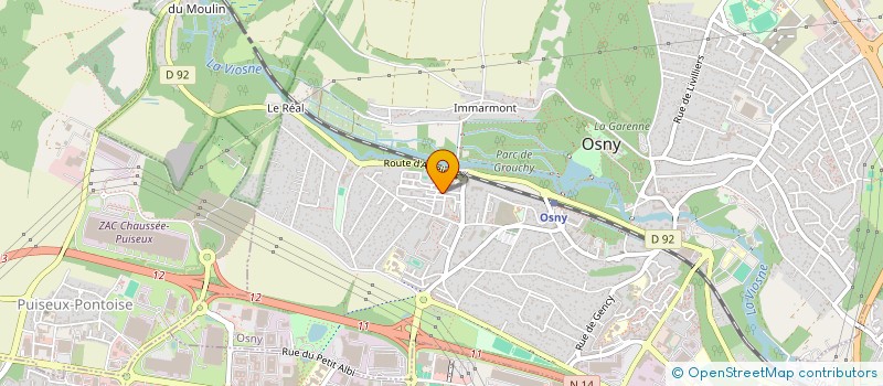 localisation de l'entreprise MONSIEUR MINKOK KEVIN MALEBE  OSNY