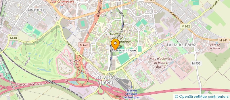 localisation de l'entreprise MONSIEUR MINODIER M'DALLAH  VILLENEUVE-D'ASCQ