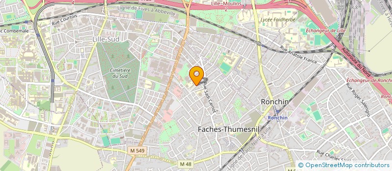 localisation de l'entreprise MONSIEUR MINOUN MIZANE à FACHES-THUMESNIL