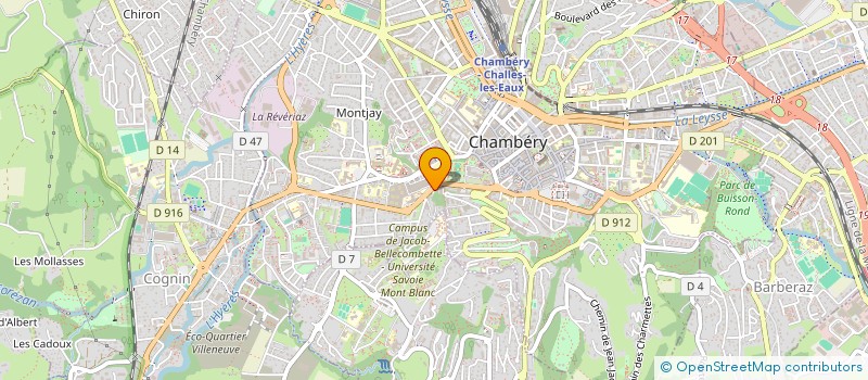 localisation de l'entreprise MONSIEUR MINULLAH NAZARI  CHAMBERY