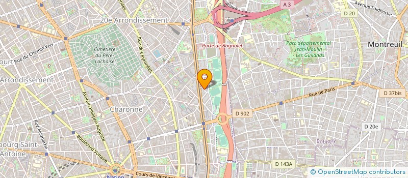 localisation de l'entreprise MONSIEUR MIODRAG JOVANOVIC  PARIS