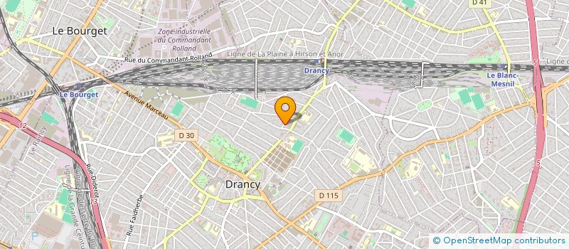 localisation de l'entreprise MONSIEUR MIODRAG MILOSAVLJEVIC à DRANCY