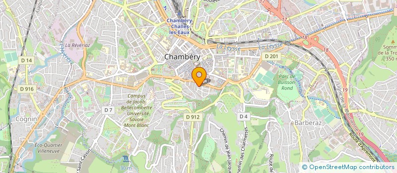 localisation de l'entreprise MONSIEUR MIODRAG MITROVIC  CHAMBERY