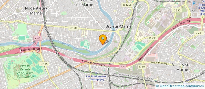 localisation de l'entreprise MONSIEUR MIODRAG PETROVIC à LE PERREUX-SUR-MARNE