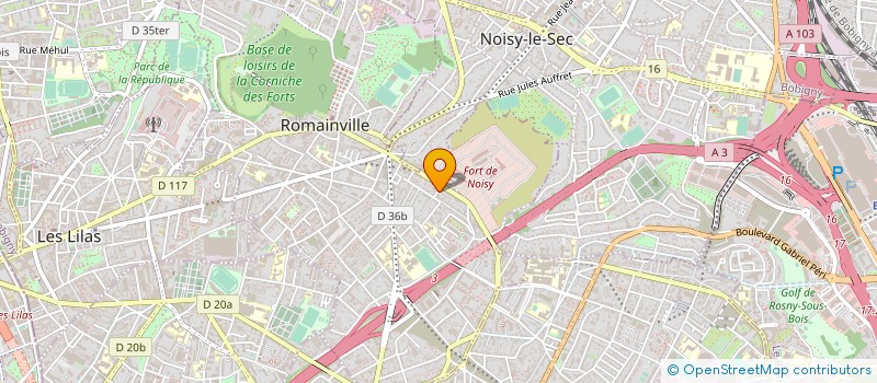 localisation de l'entreprise MONSIEUR MIODRAG TOMIC à ROMAINVILLE