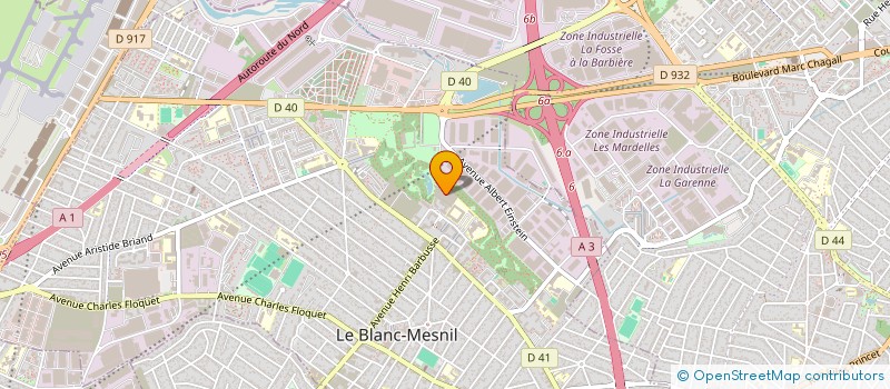 localisation de l'entreprise MONSIEUR MIR MAHFOOZ  LE BLANC-MESNIL