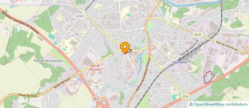 localisation de l'entreprise MONSIEUR MIR SAFDARI à SOISSONS