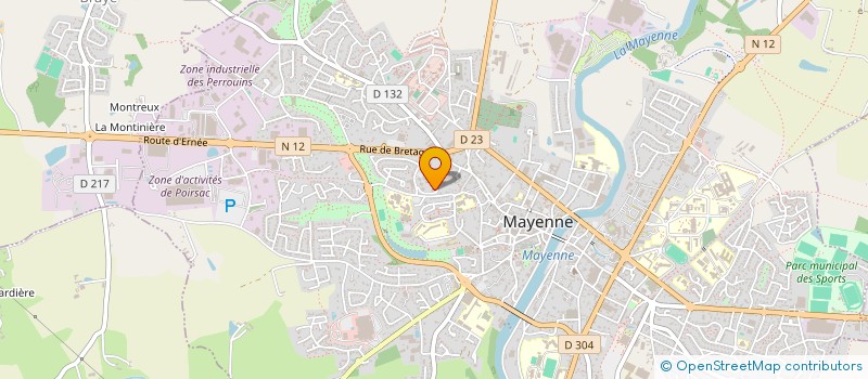 localisation de l'entreprise MONSIEUR MIR ZADRAN  MAYENNE