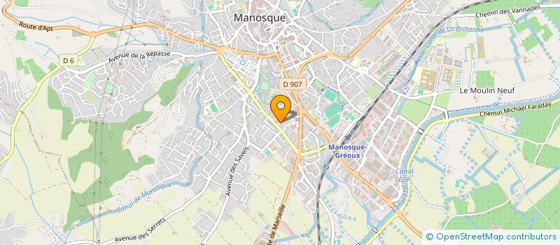 localisation de l'entreprise MONSIEUR MIRAGHA DAWLATZAI à MANOSQUE