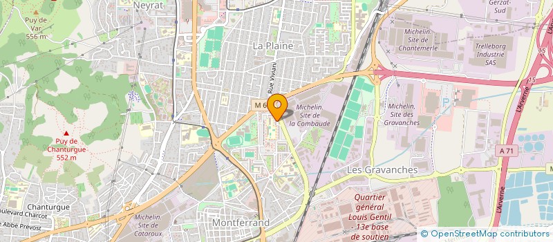 localisation de l'entreprise MONSIEUR MIRAJHA MAROOFKHAIL  CLERMONT-FERRAND