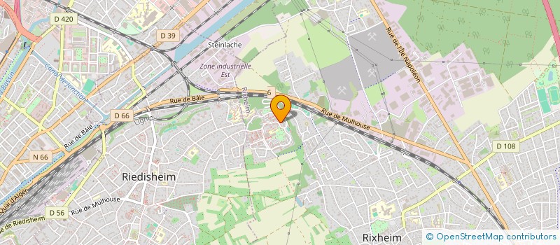 localisation de l'entreprise MONSIEUR MIRALEM MURATI  RIXHEIM