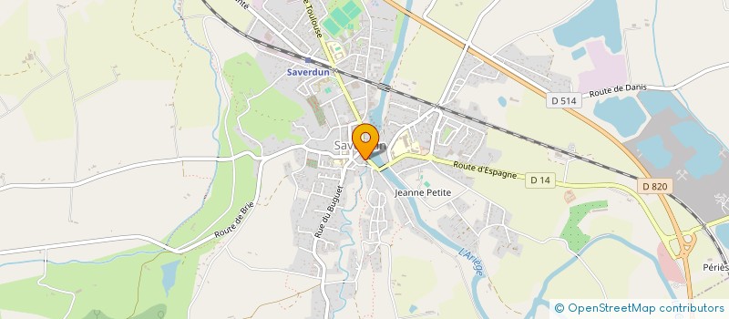 localisation de l'entreprise MONSIEUR MIRAZ TASJIDUL HAQUE à SAVERDUN