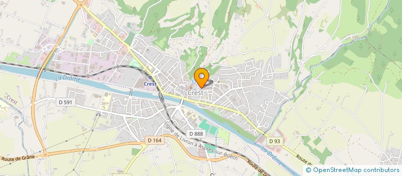 localisation de l'entreprise MONSIEUR MIRCEA-DANUT PREDA à CREST