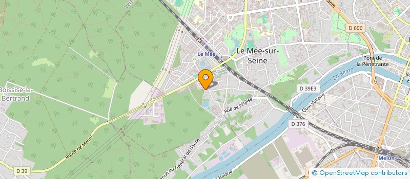 localisation de l'entreprise MONSIEUR MIRCEA MARGINEANU  LE MEE-SUR-SEINE