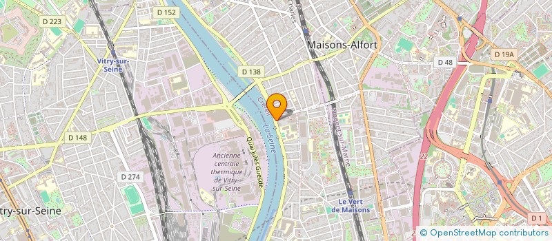 localisation de l'entreprise MONSIEUR MIRCEA MATEI à ALFORTVILLE