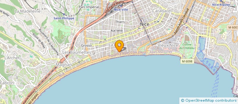 localisation de l'entreprise MONSIEUR MIRCEA PROCOPI à NICE