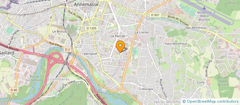 localisation de l'entreprise MONSIEUR MIRCEA ROSTAS  ANNEMASSE