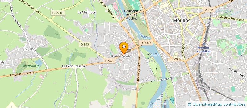 localisation de l'entreprise MONSIEUR MIRCO BARETTA à MOULINS