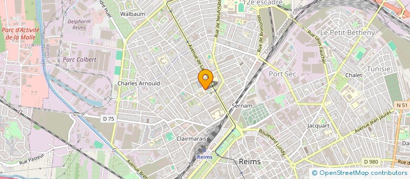 localisation de l'entreprise MONSIEUR MIRCO-BRANDON FAI  REIMS