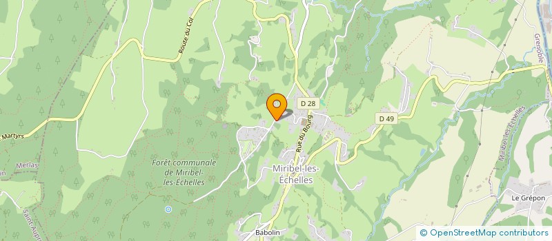 localisation de l'entreprise MONSIEUR MIRCO HERISSON  MIRIBEL-LES-ECHELLES