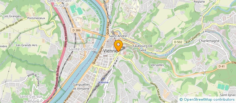 localisation de l'entreprise MONSIEUR MIRDARAB WAZIRI à VIENNE