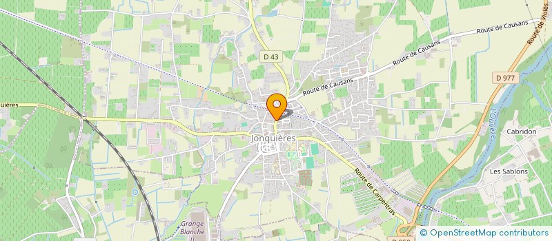 localisation de l'entreprise MONSIEUR MIREILLE CANESE  JONQUIERES