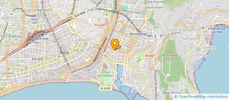 localisation de l'entreprise MONSIEUR MIREILLE LEVEQUE à NICE