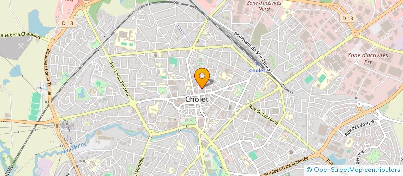 localisation de l'entreprise MONSIEUR MIREILLE RAMPILLON à CHOLET