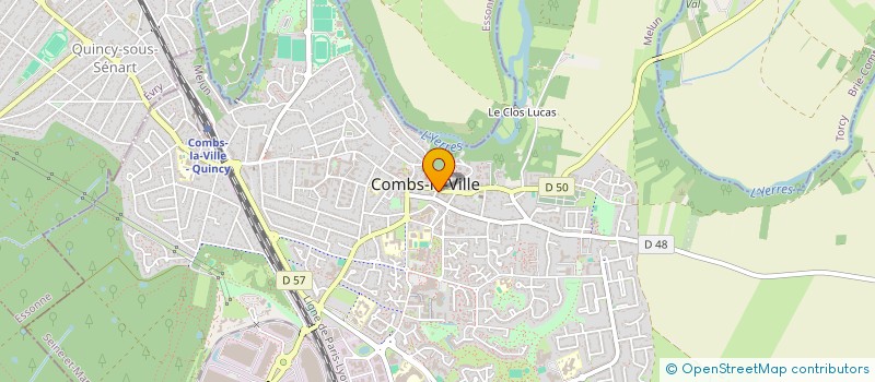 localisation de l'entreprise MONSIEUR MIRHAMZA MAMOZAI  COMBS-LA-VILLE