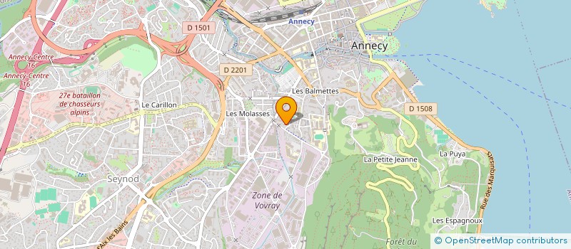 localisation de l'entreprise MONSIEUR MIRHET IMSIROVIC à ANNECY