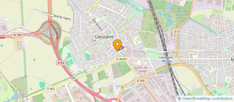 localisation de l'entreprise MONSIEUR MIRISCIOTI CARMELO  LIEUSAINT