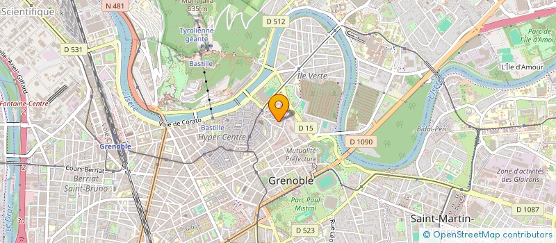 localisation de l'entreprise MONSIEUR MIRJALAL MANGAL  GRENOBLE