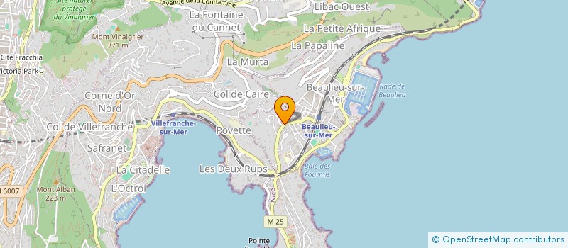 localisation de l'entreprise MONSIEUR MIRKO ALCANTARINI à NICE