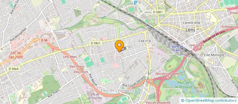 localisation de l'entreprise MONSIEUR MIRKO BRAJKOVIC  LENS