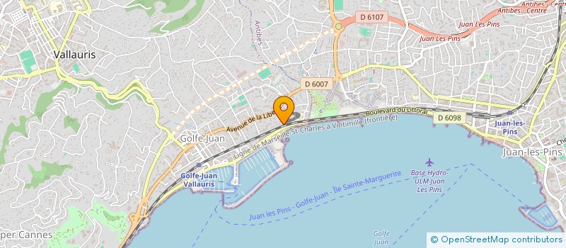 localisation de l'entreprise MONSIEUR MIRKO CURCIC à VALLAURIS