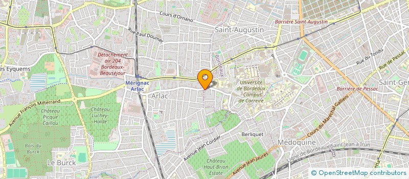 localisation de l'entreprise MONSIEUR MIRKO DI SILVERIO  BORDEAUX