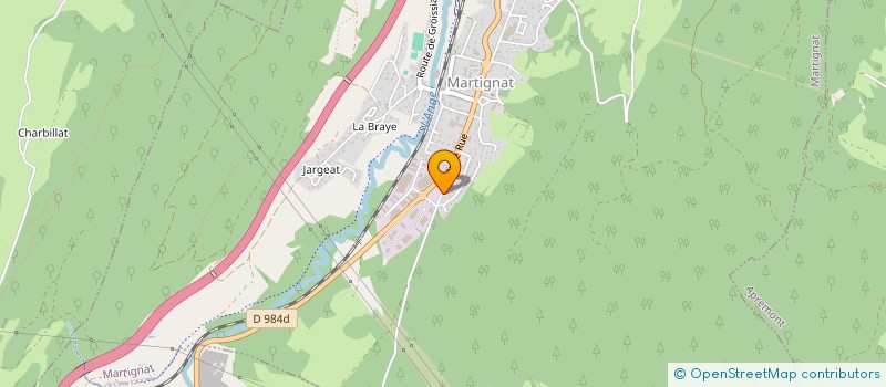 localisation de l'entreprise MONSIEUR MIRKO GLIBUSIC  MARTIGNAT