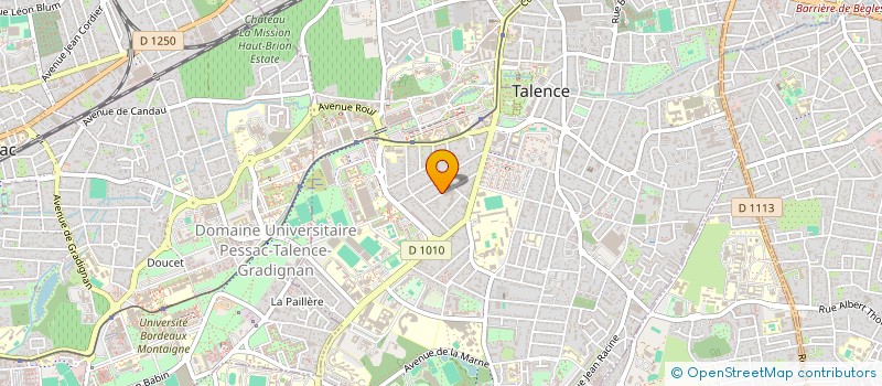 localisation de l'entreprise MONSIEUR MIRKO NARDUZZI  TALENCE