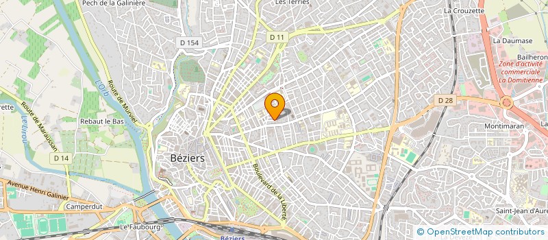 localisation de l'entreprise MONSIEUR MIRLIND BAJRAMAJ  BEZIERS