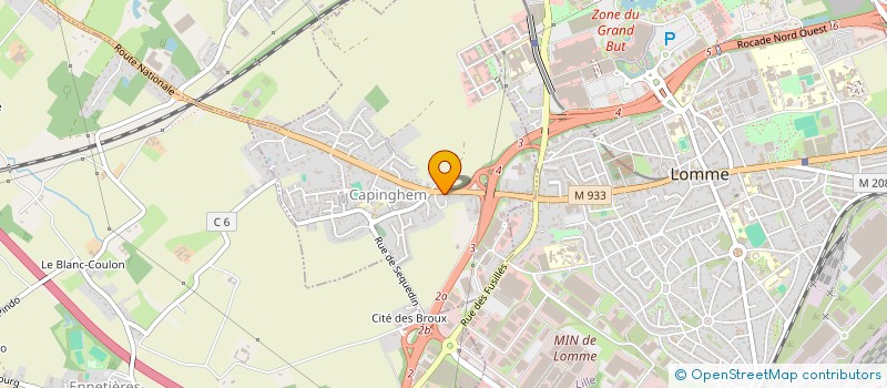 localisation de l'entreprise MONSIEUR MIRLIND ZEQIRI  CAPINGHEM