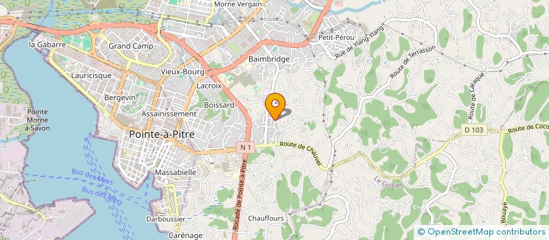 localisation de l'entreprise MONSIEUR MIRLY LAURENT à LES ABYMES