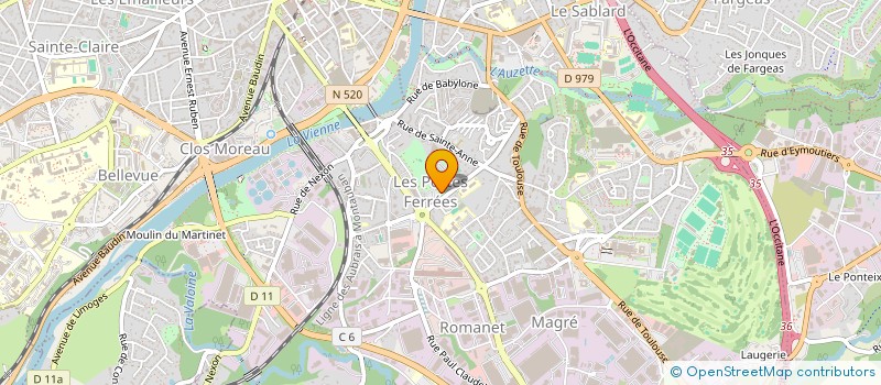 localisation de l'entreprise MONSIEUR MIRO KHAN MAROOF KHEL à LIMOGES