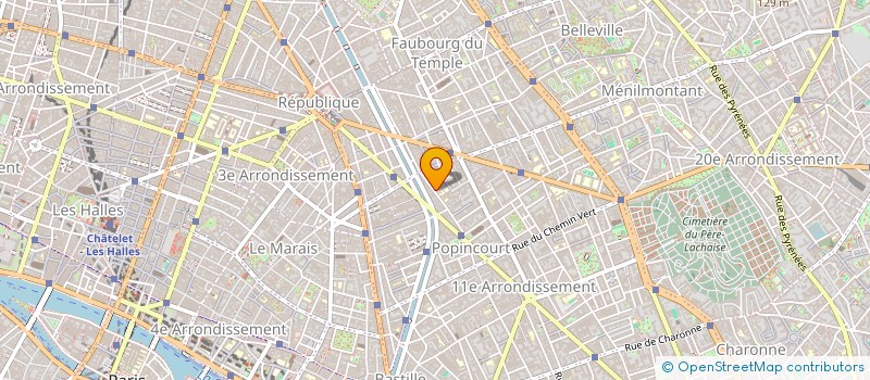 localisation de l'entreprise MONSIEUR MIRON MARTIN  PARIS