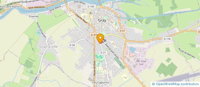 localisation de l'entreprise MONSIEUR MIROSLAV SIMIC  GRAY