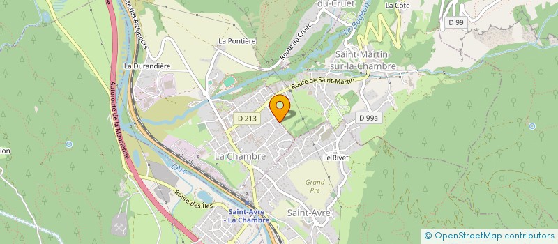 localisation de l'entreprise MONSIEUR MIROSLAW MANIAK  LA CHAMBRE