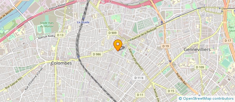 localisation de l'entreprise MONSIEUR MIROSLAW POPLAWSKI à BOIS-COLOMBES