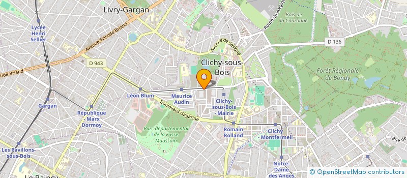 localisation de l'entreprise MONSIEUR MIROSLAW SZUBER à CLICHY-SOUS-BOIS